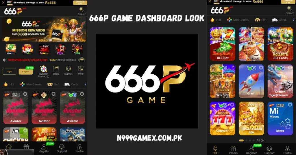 666P Game dashboard
