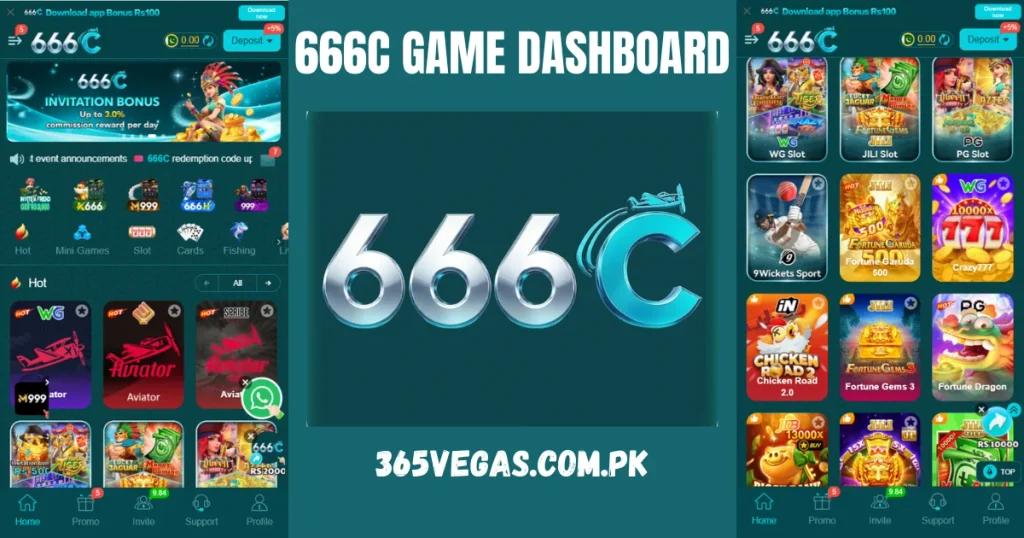 666 C game dashboard