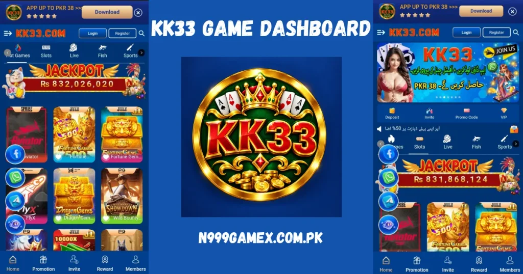 KK33 game Dashboard